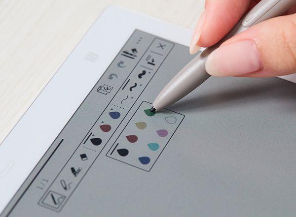电子阅读器登场：A4A5尺寸学习办公新利器不朽情缘手机版富士通Quaderno彩色(图2)